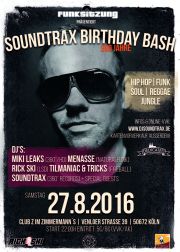 Tickets für Soundtrax B-Day Bash präsentiert von Funksitzung am 27.08.2016 - Karten kaufen